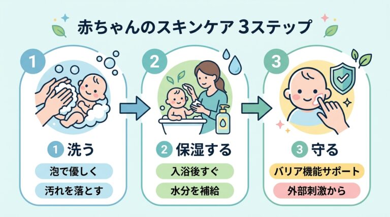 赤ちゃんの肌荒れ対策 - スキンケアの正しいやり方と月齢別ケアガイド