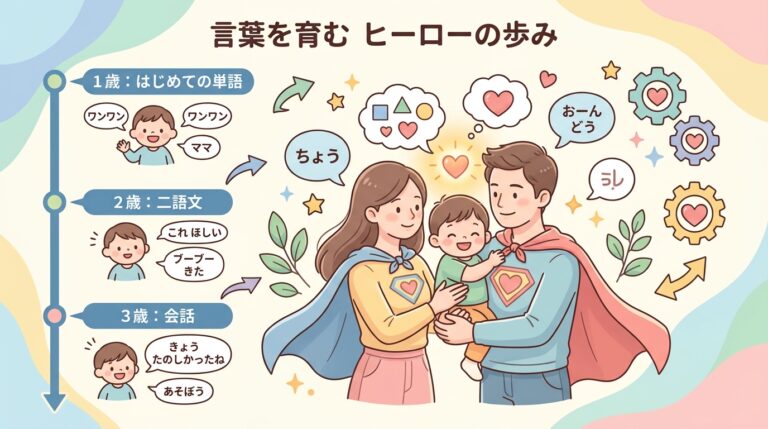 子供の言葉が遅い…と心配なママへ - 月齢別の目安と受診の判断ポイント