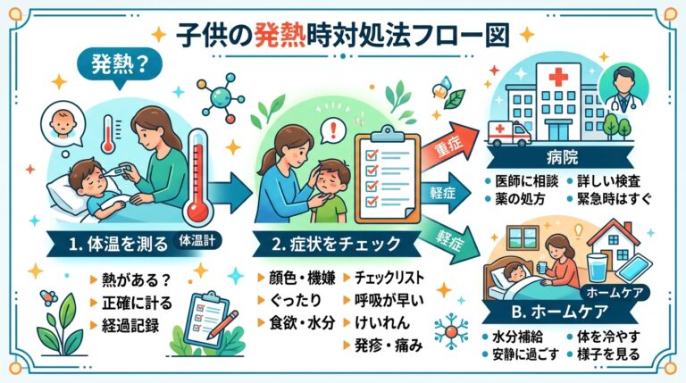 子供の熱 対処法 - 何度から病院？解熱剤・冷やし方・受診目安を完全ガイド