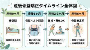 産後の骨盤矯正はいつから？正しいタイミングと効果的なケア方法