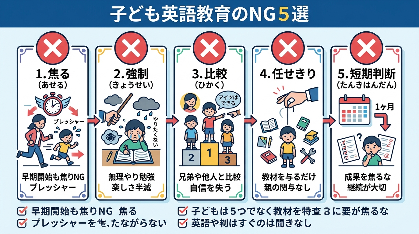英語教育NG5パターン