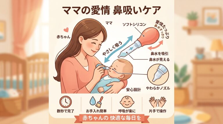 赤ちゃんの鼻水の吸い方完全ガイド - 月齢別の鼻吸い器の使い方と受診目安