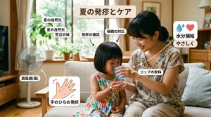 子どもの手足口病 - 症状と対処法・保育園の登園めやすと食事ガイド
