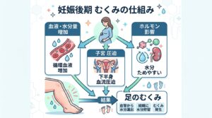 妊娠後期のむくみ対策 - 原因・今日からできる解消法・受診の目安を解説