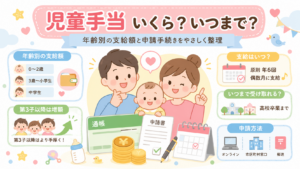 児童手当はいくら・いつまでもらえる？年齢別の支給額と申請手続きをやさしく整理