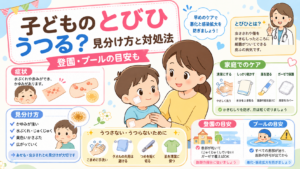 とびひってうつる？子供の症状・見分け方と家庭での対処法、保育園・プールの目安も