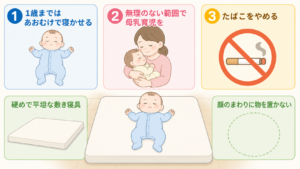 赤ちゃんの添い寝は危ない？SIDSと窒息を分けて考える寝床の作り方