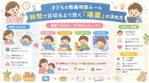 子どもの動画視聴ルール｜時間で区切るより効く「場面」の決め方