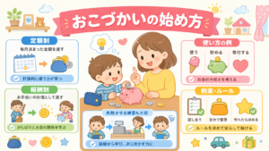 おこづかいの始め方｜定額・報酬制の選び方と、失敗させる練習