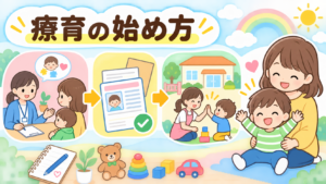 療育の始め方｜相談から受給者証、通い始めるまでの流れ