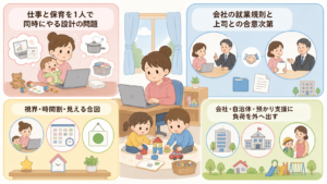 「在宅勤務と子育ての両立がきつい…」年齢別の現実的な工夫と使える制度
